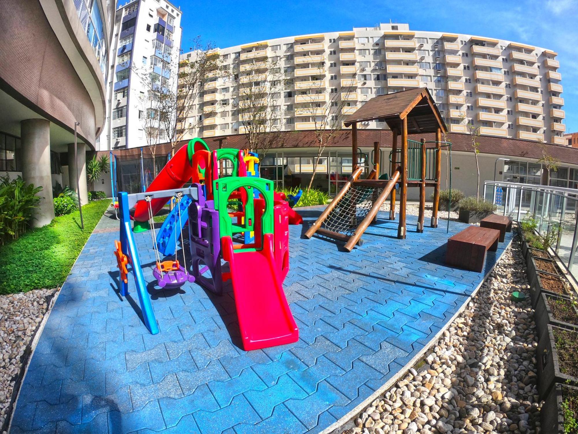 Book Santos - Condominio Unlimited - Apartamento Com Vista Mar E Apartamento Com Vista Piscina Exterior photo